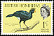 Great Curassow Crax rubra  1962 Definitives Upright wmk