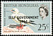 Red-footed Booby Sula sula  1964 Overprint SELF GOVERNMENT 1964 on 1962.01 