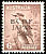 Laughing Kookaburra Dacelo novaeguineae  1947 Overprint B.C.O.F. JAPAN 1946 on Australia 1937.01 