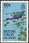 Little Blue Heron Egretta caerulea  1985 Birds of the British Virgin Islands 