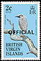 Yellow-crowned Night Heron Nyctanassa violacea  1986 Overprint OFFICIAL on 1985.01 