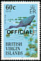 Little Blue Heron Egretta caerulea  1986 Overprint OFFICIAL on 1985.01 