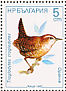 Eurasian Wren Troglodytes troglodytes  1987 Birds Sheet