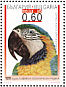 Blue-and-yellow Macaw Ara ararauna  2008 Sofia Zoo 6v sheet