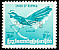 White-browed Fantail Rhipidura aureola  1966 Overprint with Burmese letters size 15 mm on 1964.01 