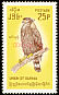 Crested Serpent Eagle Spilornis cheela  1968 Overprint with Burmese letters on 1968.01 