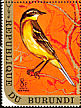 Western Yellow Wagtail Motacilla flava  1970 Birds, new face values 