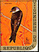 Sand Martin Riparia riparia  1970 Birds, new face values 