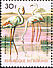 Greater Flamingo Phoenicopterus roseus  1977 African animals, new face values 