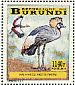 Grey Crowned Crane Balearica regulorum  2014 Wading birds Sheet, 