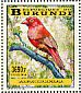 Red-billed Firefinch Lagonosticta senegala  2014 Birds Sheet, 