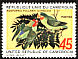 Red-headed Lovebird Agapornis pullarius  1972 Birds 