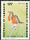 European Robin Erithacus rubecula  1992 New face value 