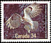 Great Horned Owl Bubo virginianus  1986 Birds of Canada 