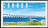 Great Blue Heron Ardea herodias  1997 Confederation Bridge 2v set