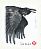 Northern Raven Corvus corax  2016 Birds of Canada Booklet, sa
