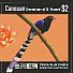 Taiwan Blue Magpie Urocissa caerulea  2014 Taipei 2015 6 different + 3 repeats, sheet, sa