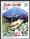 Cape Verde Warbler Acrocephalus brevipennis  2011 Birds and flora 6v set