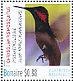 Ruby-topaz Hummingbird Chrysolampis mosquitus  2016 Birds of Bonaire Sheet
