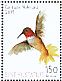 Rufous Hummingbird Selasphorus rufus  2018 Hummingbirds Sheet