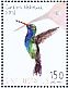 Broad-billed Hummingbird Cynanthus latirostris  2018 Hummingbirds Sheet