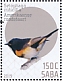American Redstart Setophaga ruticilla  2019 Birds (Saba) Sheet