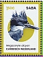 Belted Kingfisher Megaceryle alcyon  2024 Birds of Saba Sheet