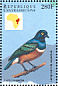 Superb Starling Lamprotornis superbus  1999 Birds of Africa Sheet