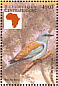 European Roller Coracias garrulus  1999 Birds of Africa Sheet