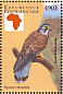 Common Kestrel Falco tinnunculus  1999 Birds of Africa Sheet