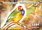 Gouldian Finch Chloebia gouldiae  1999 Birds Sheet