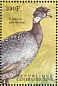 Crested Guineafowl Guttera pucherani  2000 Birds of Africa Sheet
