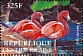 American Flamingo Phoenicopterus ruber  2001 Birds Sheet