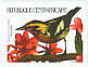 Blackburnian Warbler Setophaga fusca  2001 Birds Sheet