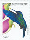 Emerald-chinned Hummingbird Abeillia abeillei  2001 Birds Sheet