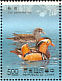 Mandarin Duck Aix galericulata  1991 Taiwan stream birds Sheet