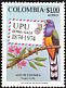 Green-backed Trogon Trogon viridis  1974 UPU, Colombian birds 