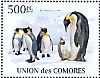 Emperor Penguin Aptenodytes forsteri  2009 Antarctic animals 4v sheet