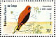 Black-winged Red Bishop Euplectes hordeaceus  1980 Birds Sheet