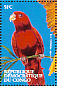 Violet-necked Lory Eos squamata  2000 Parrots Sheet