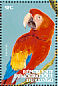 Scarlet Macaw Ara macao  2000 Parrots Sheet