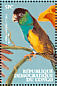 Hooded Parrot Psephotellus dissimilis  2000 Parrots Sheet