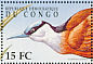 African Jacana Actophilornis africanus  2000 Birds of Congo  MS