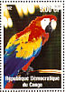 Scarlet Macaw Ara macao  2002 Parrots Sheet