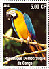 Blue-and-yellow Macaw Ara ararauna  2002 Parrots Sheet