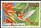 Bee Hummingbird Mellisuga helenae  2001 Overprint Suwarrow Sanctuary on 1992.01-2 12v set