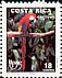 Scarlet Macaw Ara macao  1990 America 4v strip