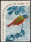 Painted Bunting Passerina ciris  1965 Christmas 