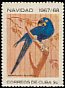 Hyacinth Macaw Anodorhynchus hyacinthinus  1967 Christmas 