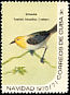 Yellow-headed Warbler Teretistris fernandinae  1970 Christmas 